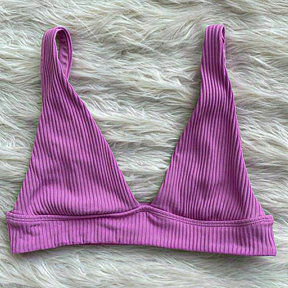 PacSun | Ribbed Banded Triangle‎ Bikini Top